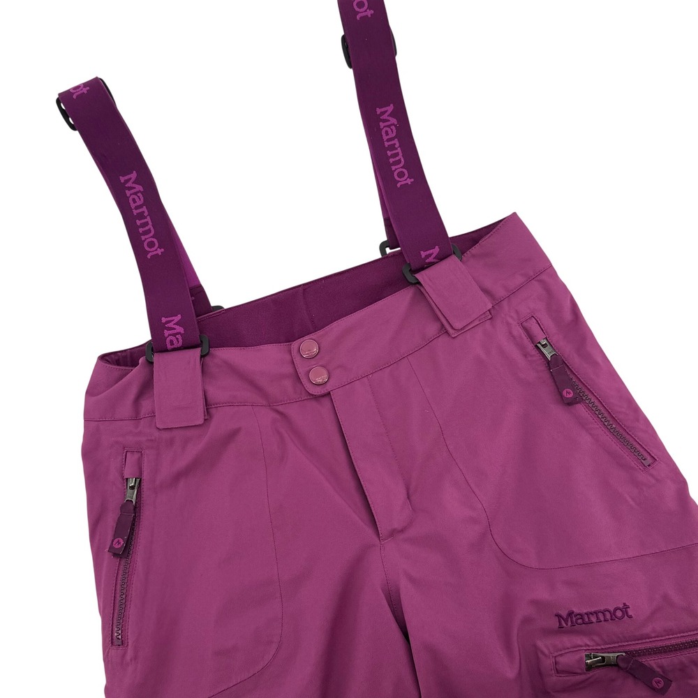 Marmot Kids Waterproof‎ Ski Snow Bib Overalls Pants Purple Size XL TG